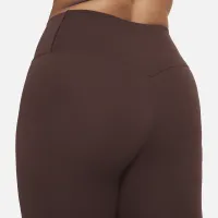 Nike Zenvy жіноча Gentle-Support З високою талією 7/8 лосіни колір коричневий