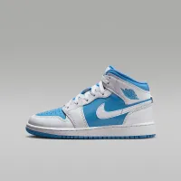 Nike Air Jordan 1 Mid SE Big дитячі Кросівки колір білий