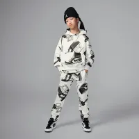 Nike Jordan Brooklyn Fleece Big детские Printed Pants цвет белый