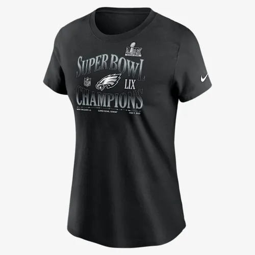 Philadelphia Eagles Super Bowl LIX Champions '90s Inspiцвет красный женская Nike NFL футболка цвет черный