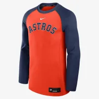 Houston Astros Authentic Collection Game Time чоловічі Nike Dri-FIT MLB Pullover Crew Orange