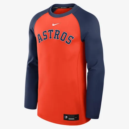 Houston Astros Authentic Collection Game Time чоловічі Nike Dri-FIT MLB Pullover Crew Orange