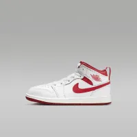 Nike Jordan 1 Mid SE Little дитячі Кросівки колір білий