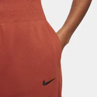 Nike Sportswear Phoenix Fleece женская С высокой Талией оверсайз Sweatpants Orange