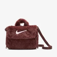 Nike Big детские Faux Fur Crossbody сумка (1L) цвет коричневый