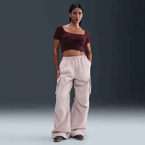 Nike Sportswear жіноча Mid-Rise оверсайз Woven Cargo Pants Pink
