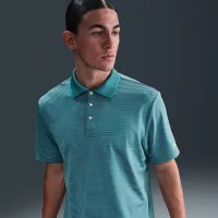 Nike Tour чоловічі Dri-FIT Striped для гольфу Polo колір зелений