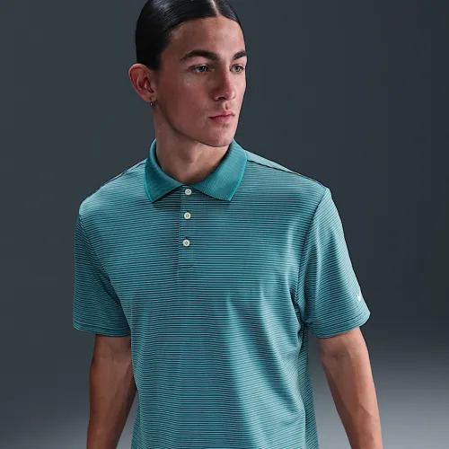 Nike Tour чоловічі Dri-FIT Striped для гольфу Polo колір зелений