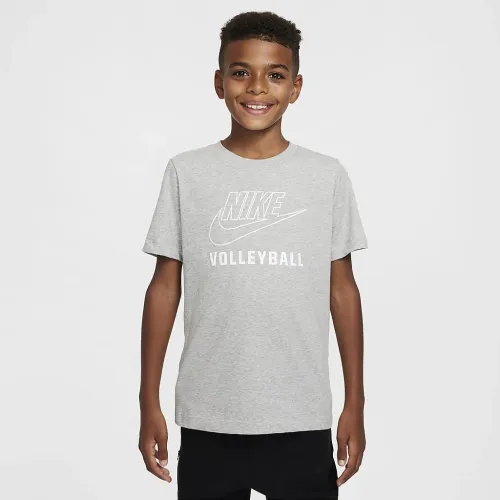 Nike Swoosh Big детские волейбольные футболка цвет серый