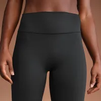 NikeSKIMS Matte женская С высокой Талией Slim Flaцвет красный лосины цвет черный