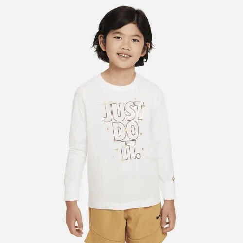 Nike Shine Long Sleeve Tee Little Kids футболка цвет белый