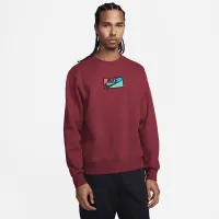 Nike Club Fleece мужские Crew цвет красный