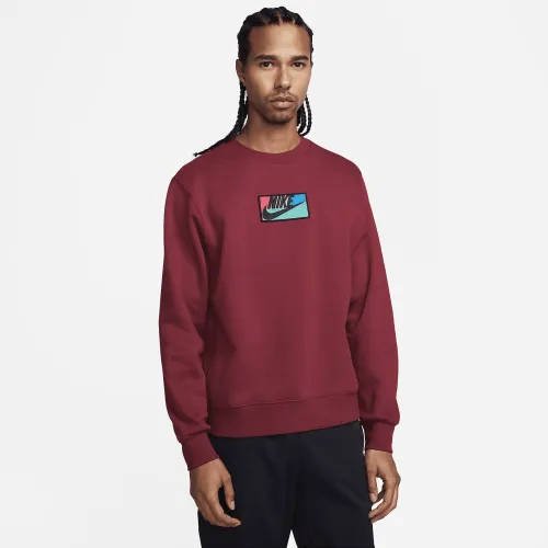 Nike Club Fleece чоловічі Crew колір червоний