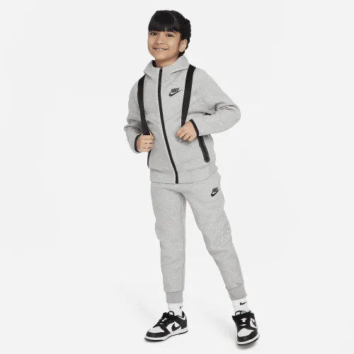 Nike Sportswear Tech Fleece Full-Zip комплект Little Kids 2-Piece Толстовка з капюшоном комплект колір сірий