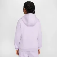 Nike Sportswear Club Fleece Big дитячі Pullover Толстовка з капюшоном колір фіолетовий