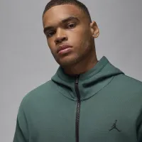 Nike Jordan Sport Hoop Fleece мужские Dri-FIT Full-Zip Толстовка с капюшоном цвет зеленый