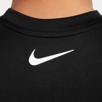 Nike Swim Hydroguard Big детские (для мальчиков) Dri-FIT Short-Sleeve Top цвет черный