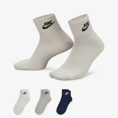 Nike Everyday Essential Ankle шкарпетки (3 пар) різнокольорові