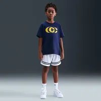 Caitlin Clark дитячі Nike баскетбольні Max90 футболка блакитний