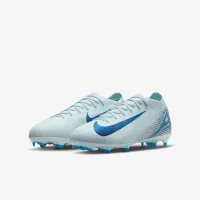 Nike Jr. Mercurial Vapor 16 Pro Little/Big дитячі FG Low-Top футбольні бутси блакитний