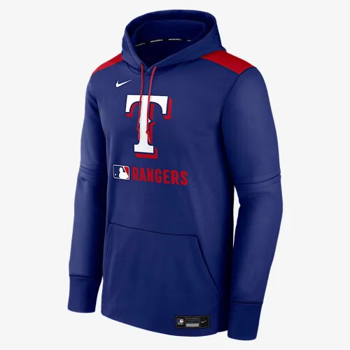 Texas Rangers Authentic Collection мужские Nike Therma MLB Pullover Толстовка с капюшоном синий