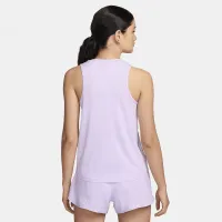 Nike One Classic жіноча Dri-FIT Tank Top колір фіолетовий