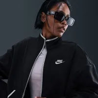 Nike Sportswear Club Fleece женская Loose Cozy Track Куртка цвет черный