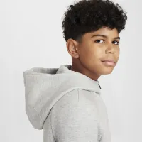 Nike Sportswear Tech Fleece Big дитячі Full-Zip Толстовка з капюшоном (Extended Size) колір сірий