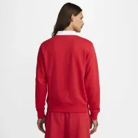 Nike Club Fleece чоловічі Long-Sleeve Fleece Polo колір червоний
