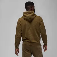 Nike Jordan Flight Fleece мужские Washed Pullover Толстовка с капюшоном цвет коричневый