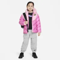 Nike Colorblock Chevron Puffer Куртка Little Kids Куртка Pink