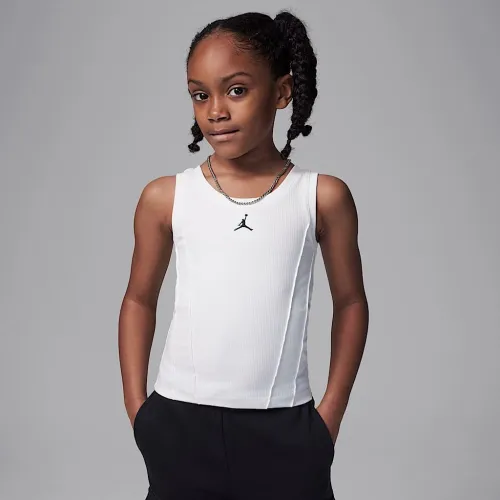 Nike Jordan тренировочные Camp Little детские Pintuck Tank цвет коричневый