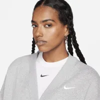 Nike Sportswear Phoenix Fleece женская Over-оверсайз Cardigan цвет серый