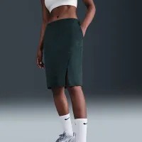 Nike Sportswear Tech Fleece женская юбка цвет зеленый