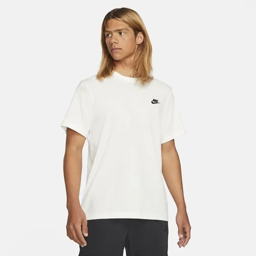 Nike Sportswear Club чоловічі футболка колір сірий