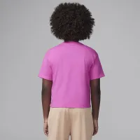 Nike Jordan MJ Brooklyn Essentials Big детские футболка Pink