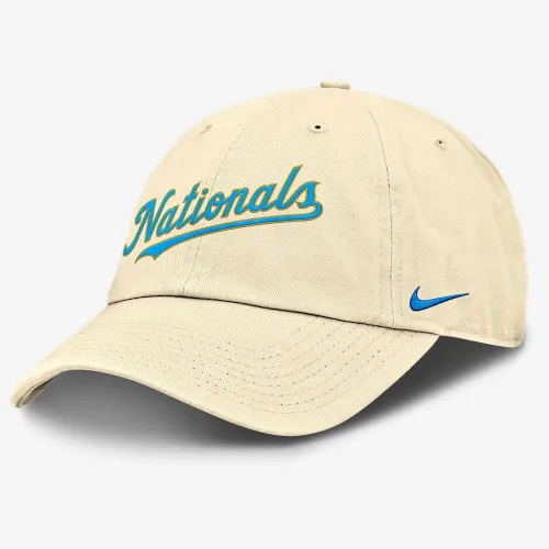 Washington Nationals Club мужские Nike MLB Adjustable Hat цвет белый
