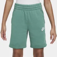 Nike Sportswear Club Fleece Big дитячі French Terry шорти колір зелений