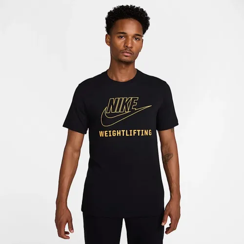 Nike Swoosh чоловічі Weightlifting футболка колір чорний