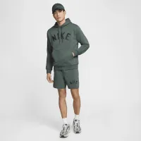 Nike Swoosh чоловічі Dri-FIT French Terry Pullover Fitness Толстовка з капюшоном колір зелений