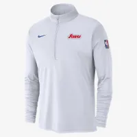 Philadelphia 76ers City Edition чоловічі Nike Dri-FIT NBA 1/2-Zip Long-Sleeve Top колір білий