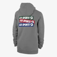 Nike Club Fleece Big детские Pullover Толстовка с капюшоном цвет серый