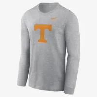 Tennessee Volunteers Primary Logo чоловічі Nike College Long-Sleeve футболка колір сірий