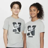 Nike Sportswear Big детские футболка цвет серый
