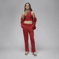 Nike Jordan жіноча Woven Pants колір червоний