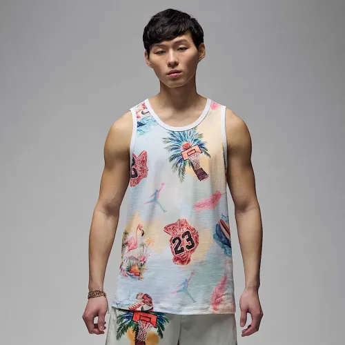 Nike Jordan Flight Essentials чоловічі Tank Top колір білий