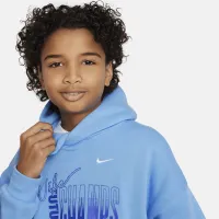Nike Culture of баскетбольные Big детские Pullover Fleece Толстовка с капюшоном синий