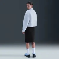 Nike Sportswear Tech Fleece жіноча Midi спідниця колір чорний