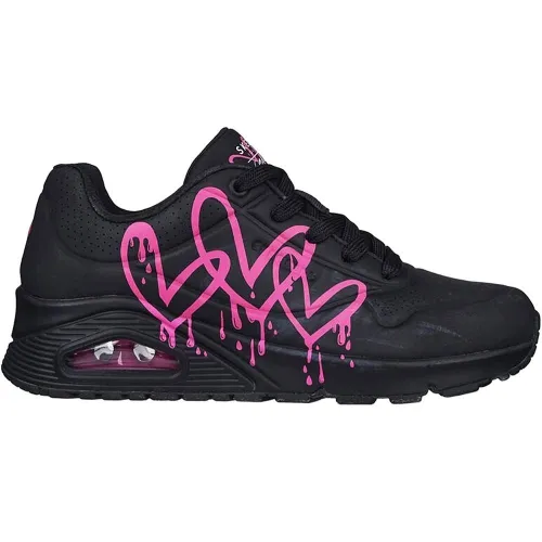 Кросівки Жіночі Skechers UNO DRIPPING IN LOVE (177980-BKPK)