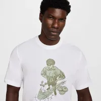 Nike чоловічі Dri-FIT Fitness футболка колір білий